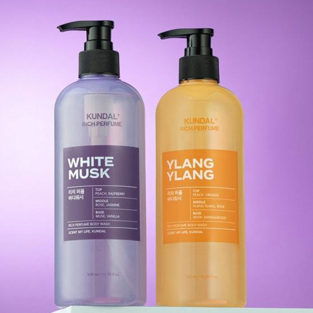 KUNDAL Rich Perfume Body Wash 500ml /white musk/