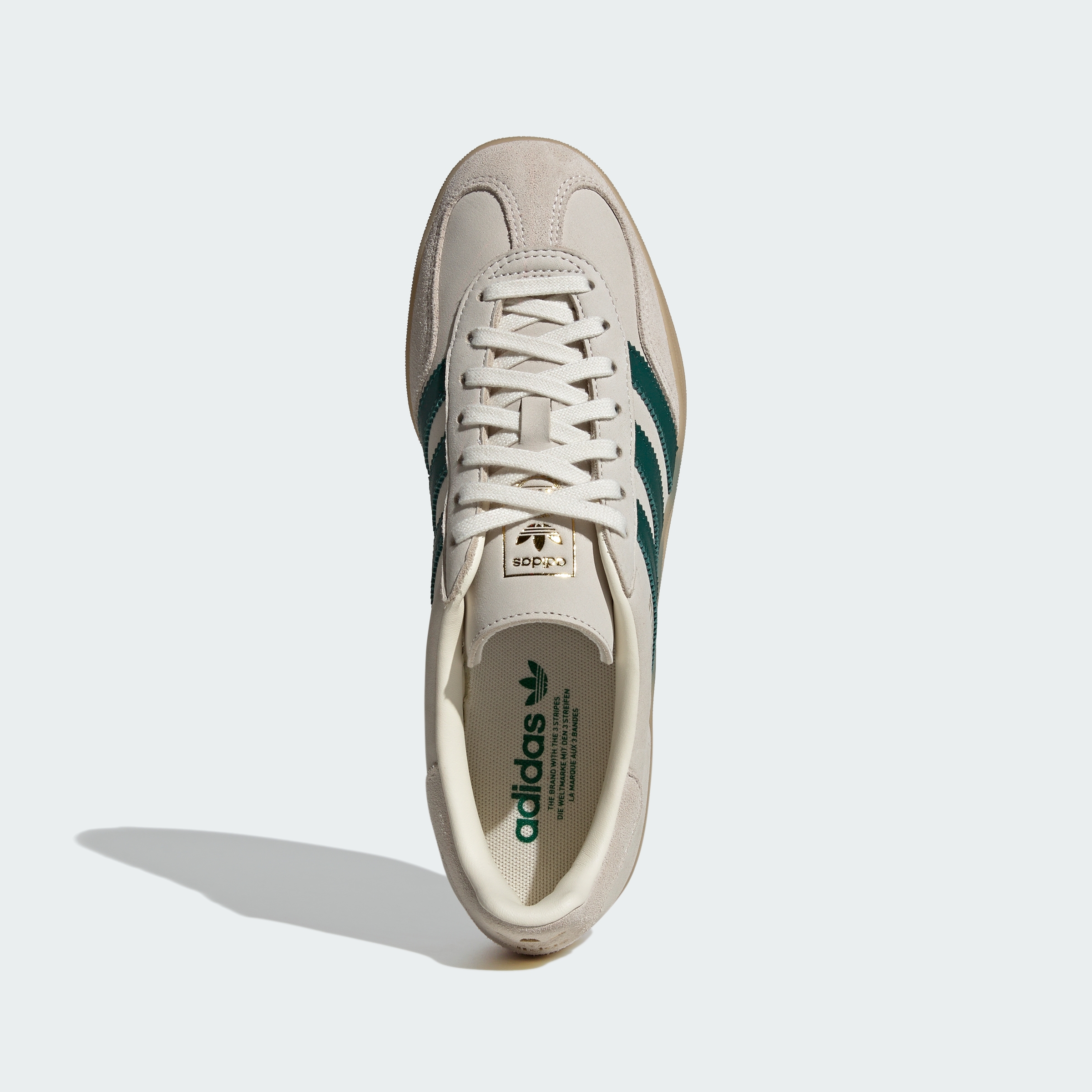 GAZELLE INDOOR CREWHT/CGREEN/GUM3