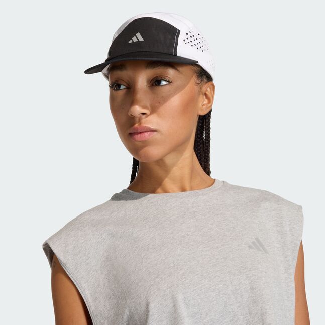 RUN 5P CAP SOL BLACK/WHITE