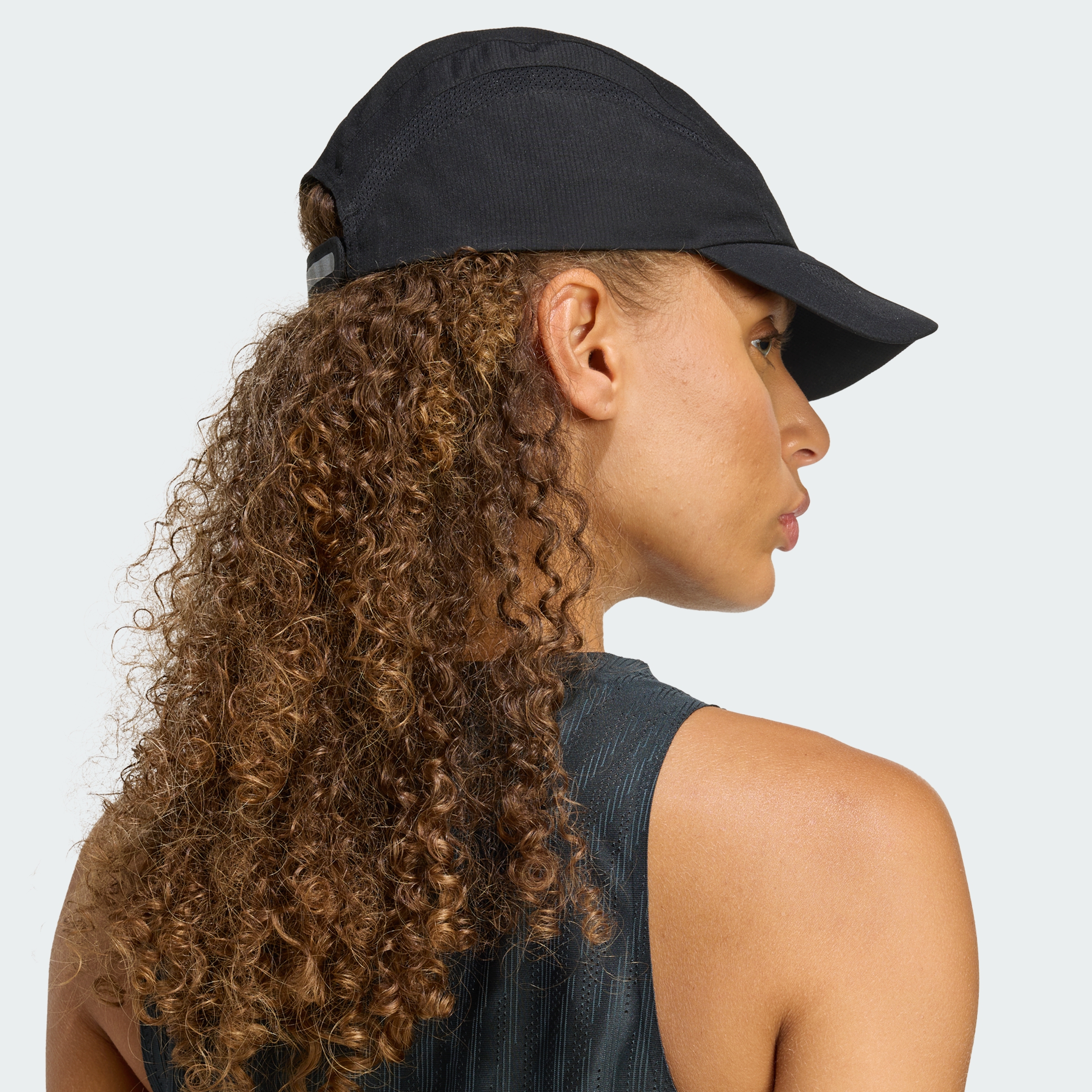 RUNxADIZ CAP BLACK/REFSIL