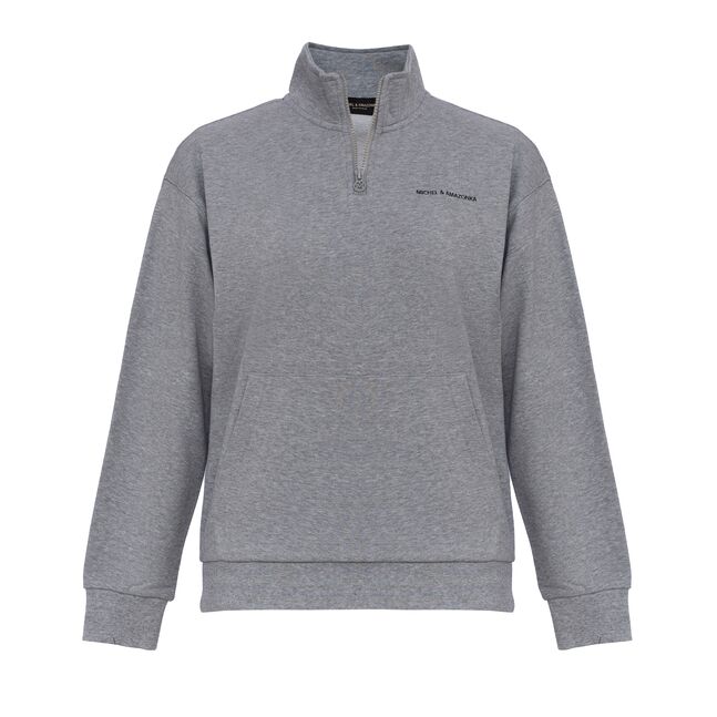 HALF ZIP WITH HORSES