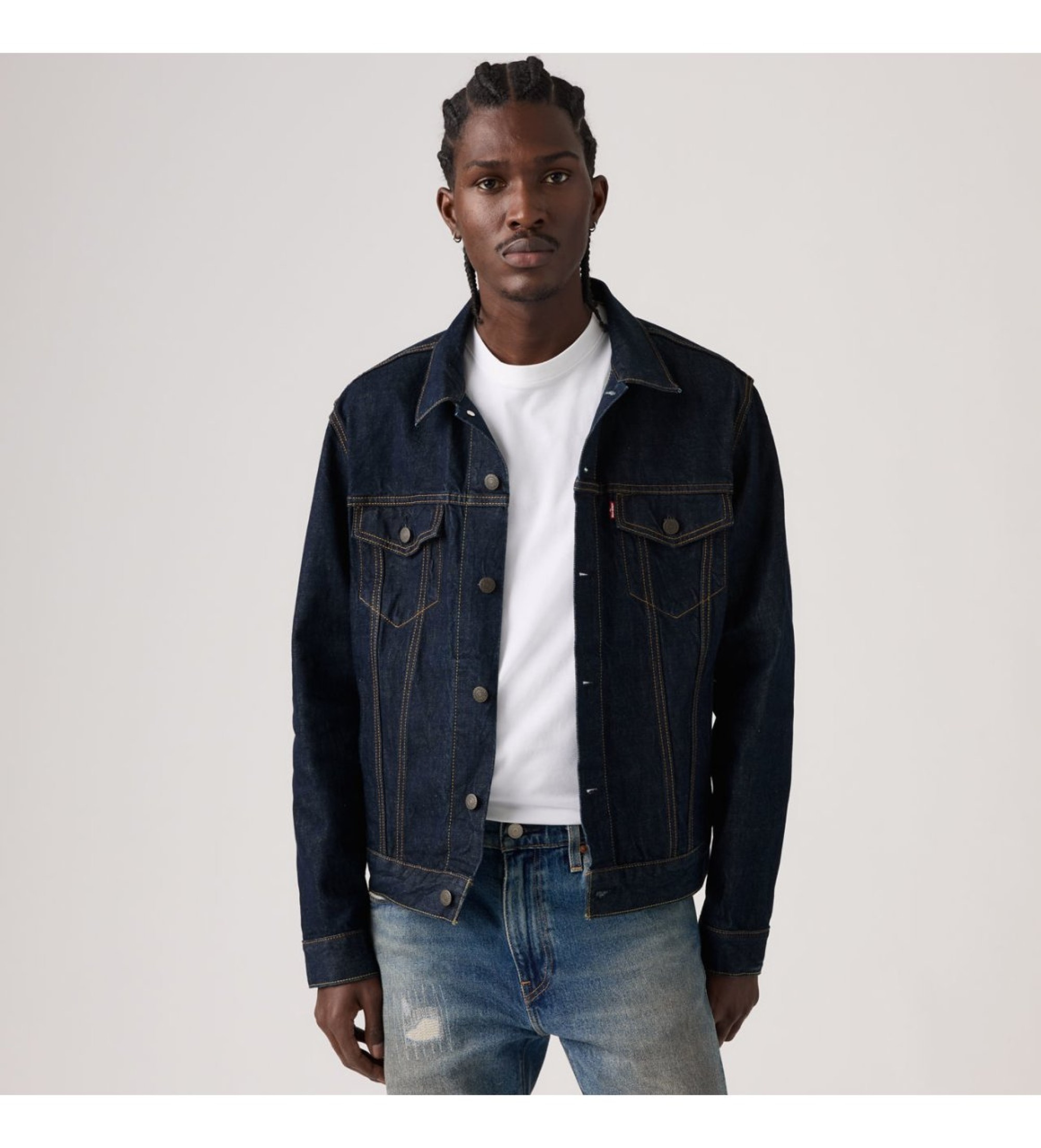 THE TRUCKER JACKET WASH IT OUT RINSE T