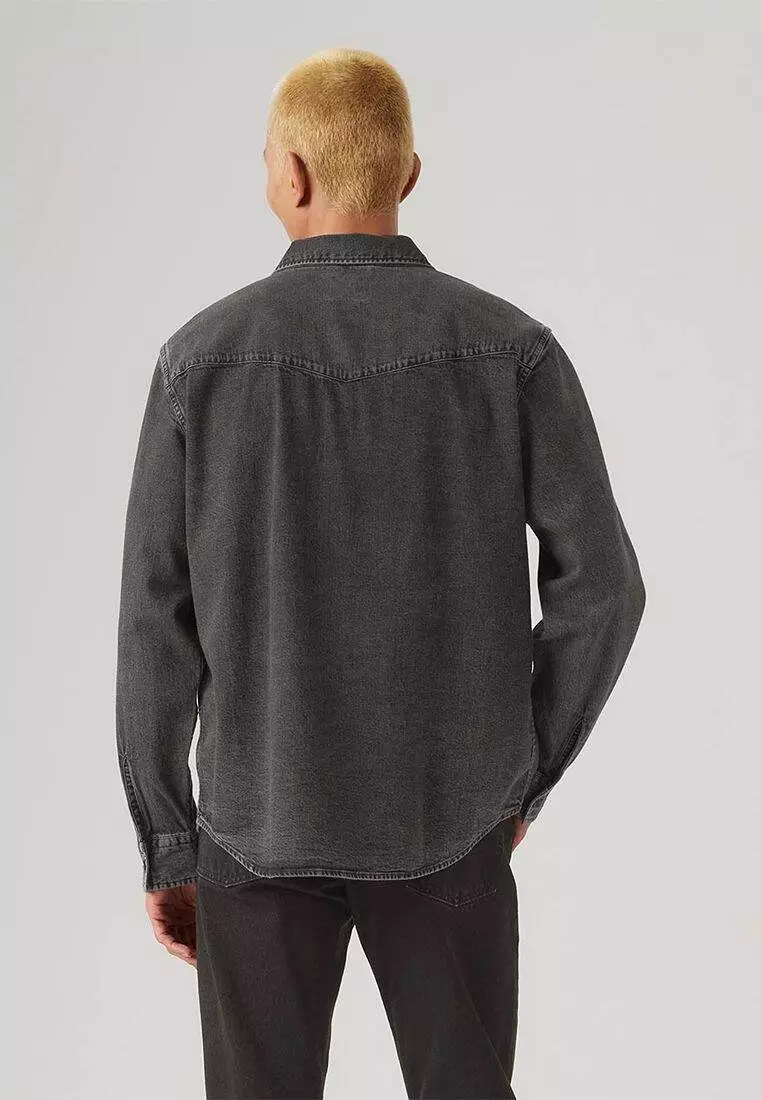 RELAXED FIT WESTERN NIGHT SHADOW BLACK