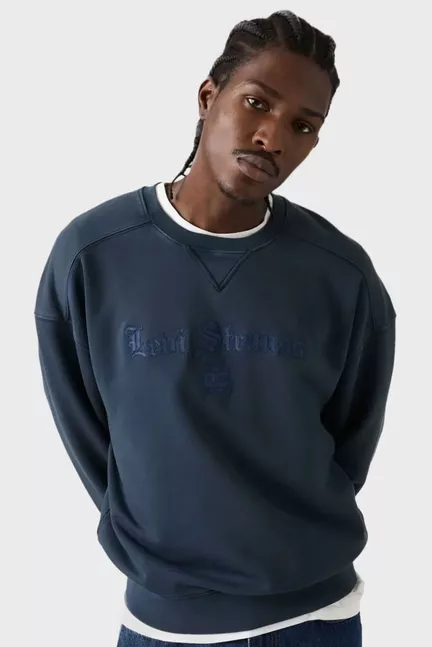 BOXY GRAPHIC CREW ALT PREP APPLIQUE 1 N