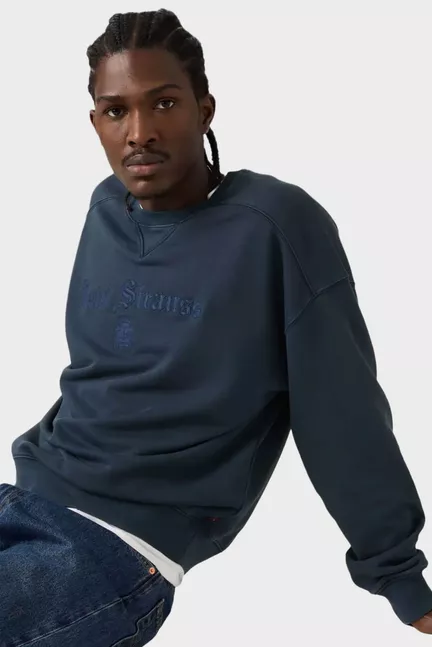 BOXY GRAPHIC CREW ALT PREP APPLIQUE 1 N