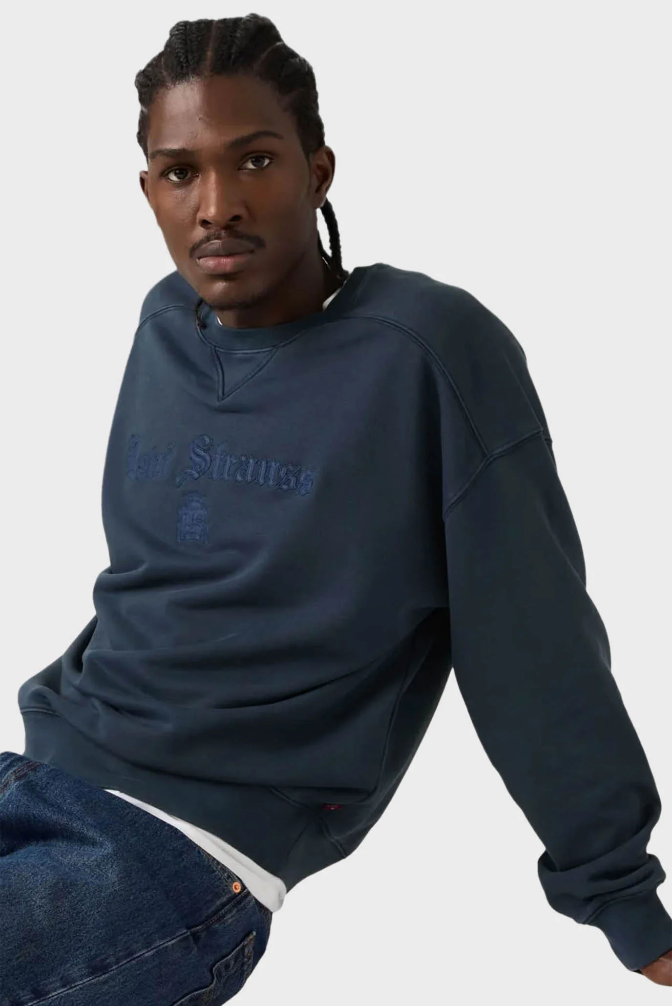 BOXY GRAPHIC CREW ALT PREP APPLIQUE 1 N