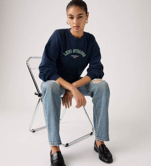 GR VINTAGE BOXY CREW SWEATSHIRT CREW WE