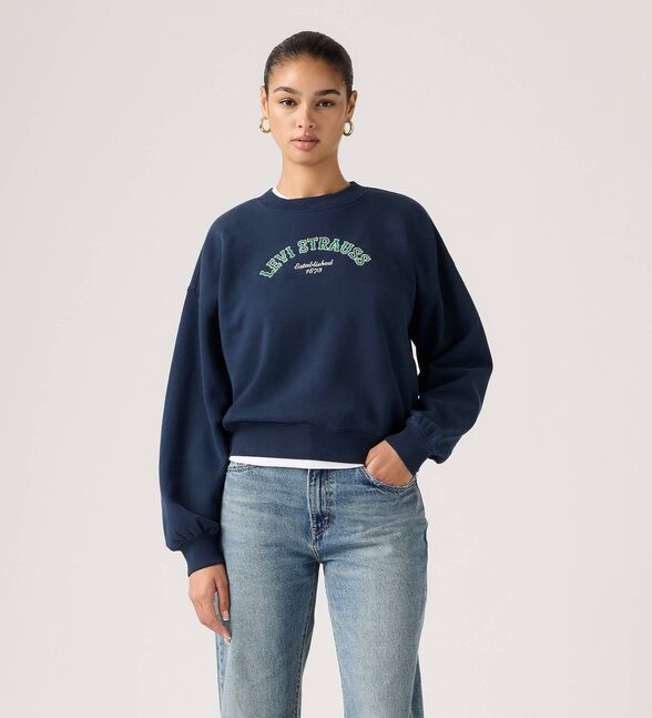 GR VINTAGE BOXY CREW SWEATSHIRT CREW WE