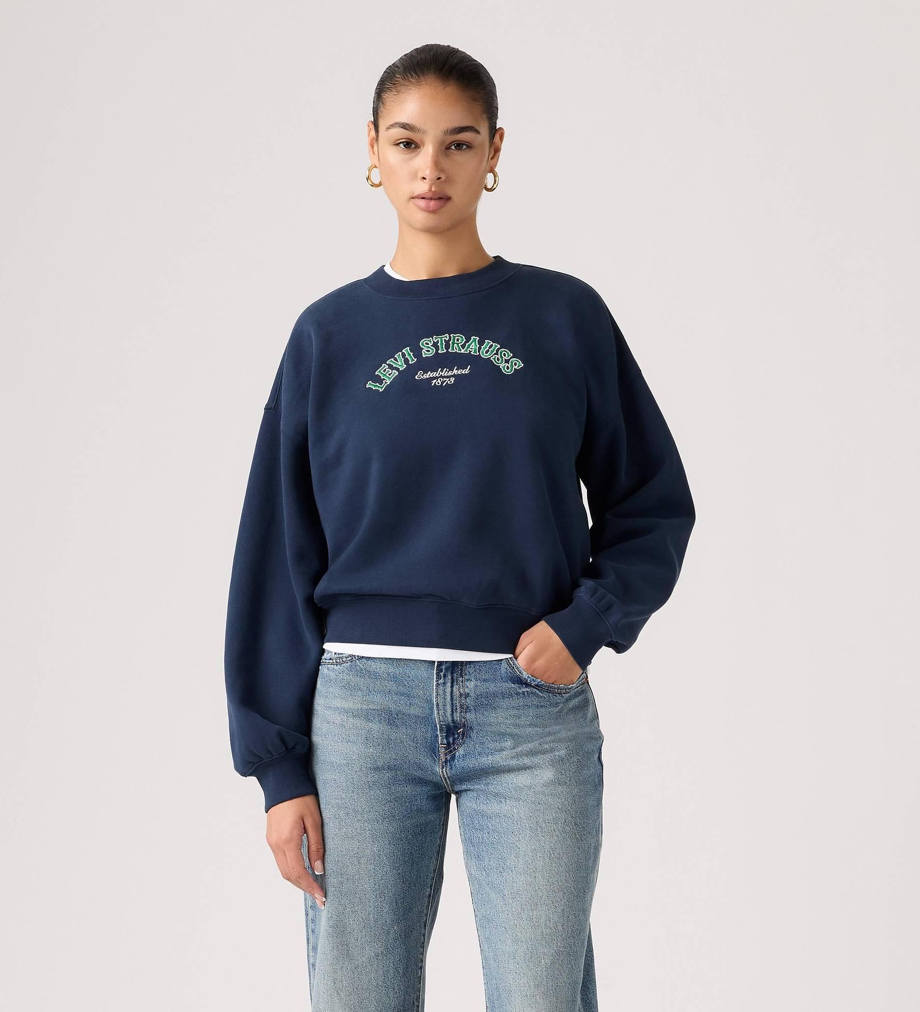 GR VINTAGE BOXY CREW SWEATSHIRT CREW WE