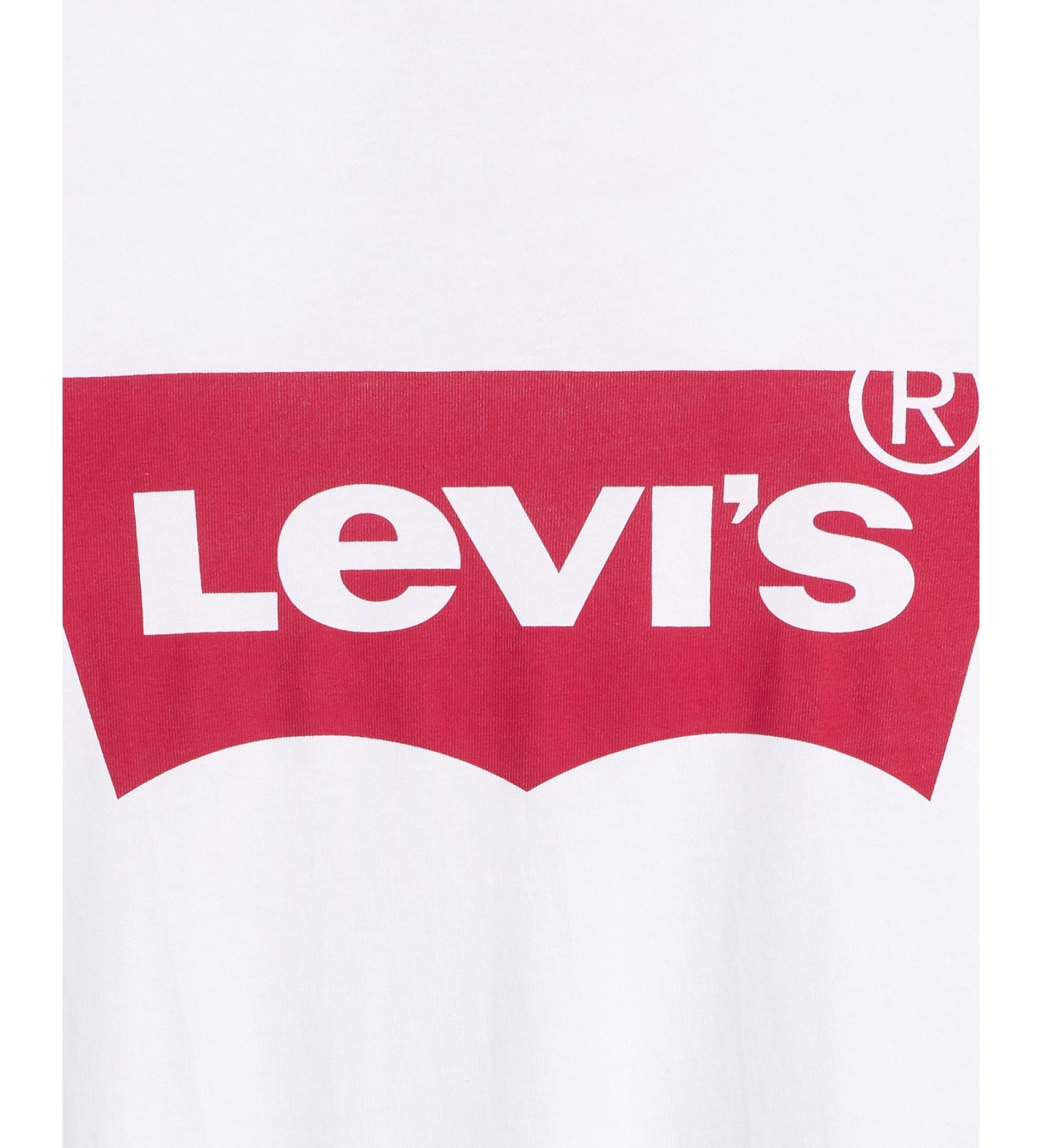 THE PERFECT TEE LARGE BATWING WHITE GRA