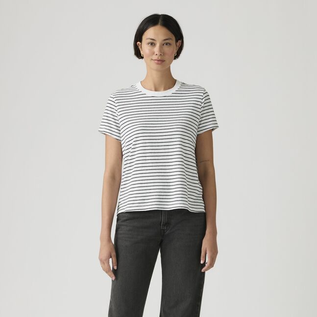FAVORITE SLUB TEE GOLF COURSE STRIPE BR