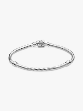 Pandora Moments Barrel Clasp Snake Chain Bracelet