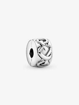 Мөнгөн Зангилаат Клип charm
