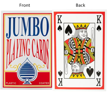 🃏 Том Хэмжээтэй Хөзөр – Jumbo Large Playing Cards