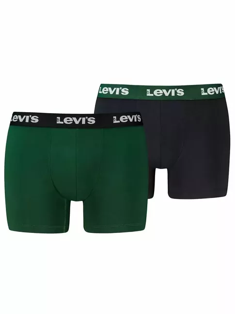 LEVIS MEN REPEAT LOGO BOXER BRIEF 2P