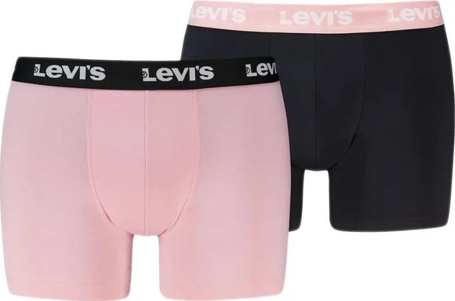 LEVIS MEN REPEAT LOGO BOXER BRIEF 2P