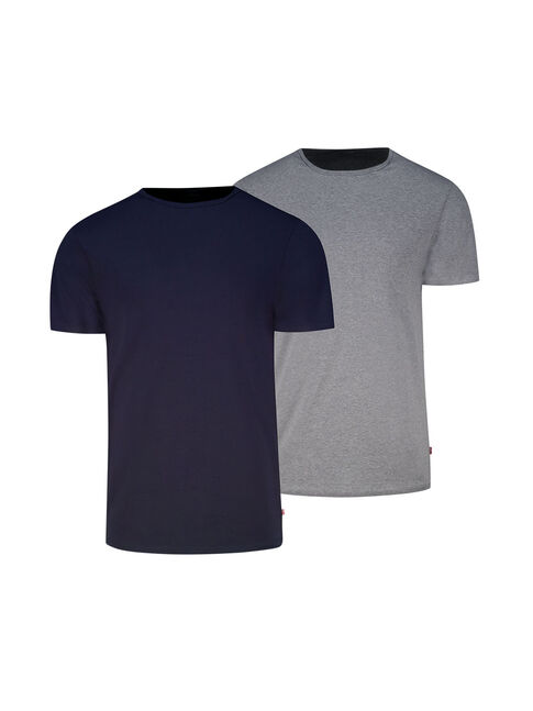 LEVIS MEN SOLID CREW 2P