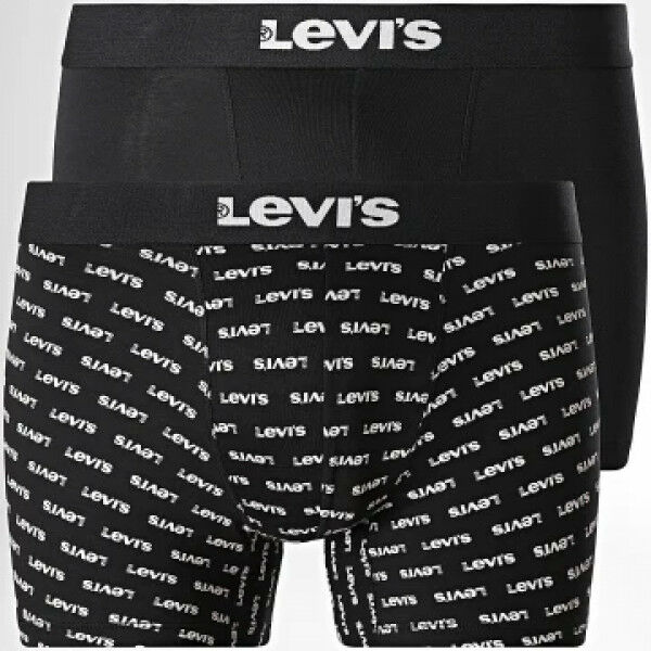 LEVIS MEN LOGO AOP BOXER BRIEF 2P