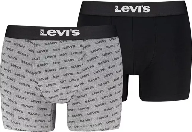 LEVIS MEN LOGO AOP BOXER BRIEF 2P