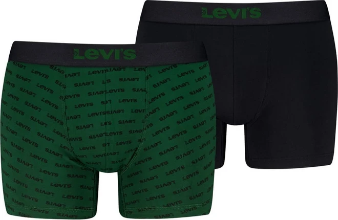 LEVIS MEN LOGO AOP BOXER BRIEF 2P