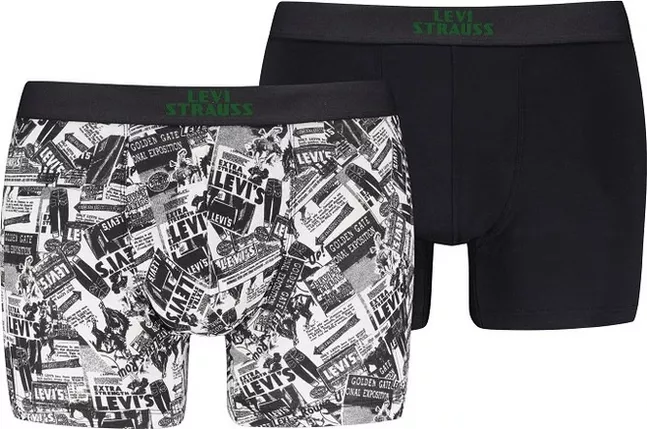 LEVIS MEN NEWSPAPER AOP BOXER BRIEF 2
