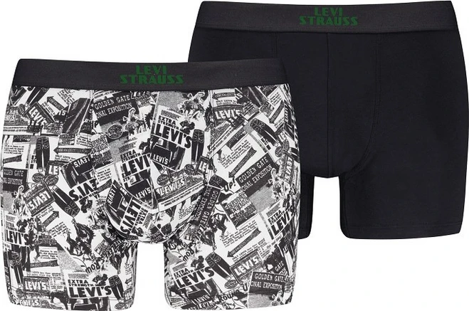 LEVIS MEN NEWSPAPER AOP BOXER BRIEF 2