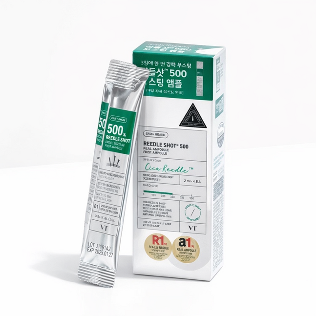 VT Reedle Shot 500 Facial Boosting First Ampoule 2mlX8ea