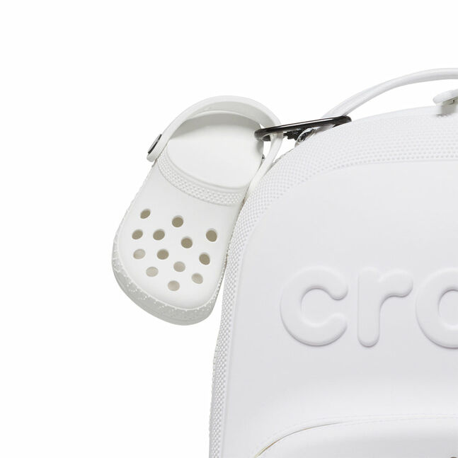 Classic Clog Pouch Bag Charm Whi