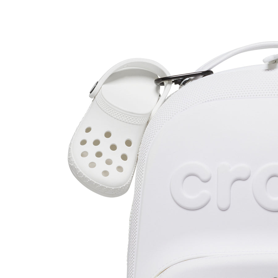 Classic Clog Pouch Bag Charm Whi