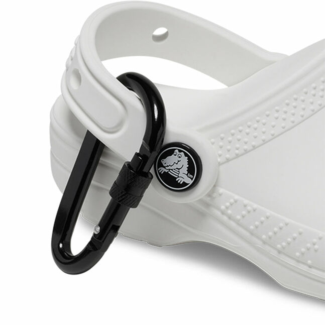 Classic Clog Pouch Bag Charm Whi