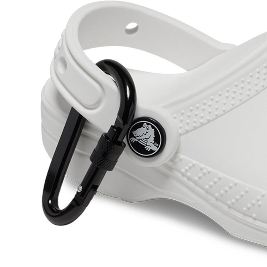 Classic Clog Pouch Bag Charm Whi