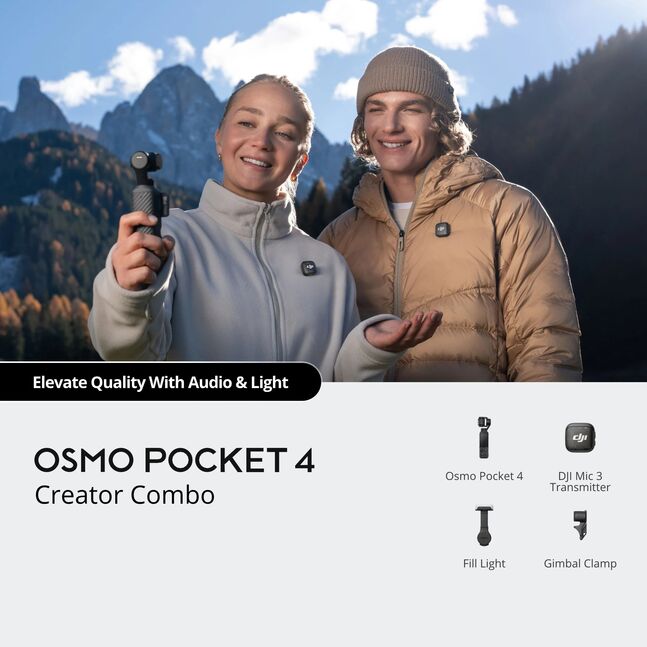 DJI Osmo Pocket 4 creator combo