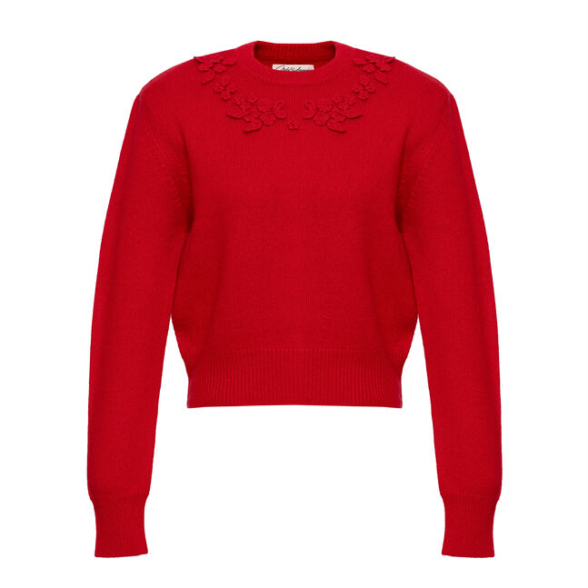 FLOWER CW SWEATER