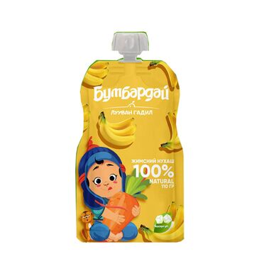 Бумбардай лууван банана нухаш 110мл №1