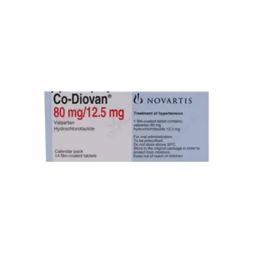 Ко Диован  80мг+12.5мг №14