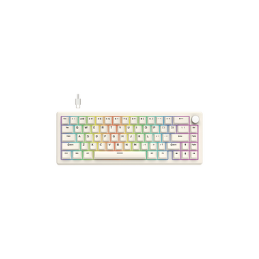 Fantech Atom X66 MK614 Mechanical Keyboard Retro Beige