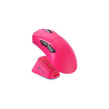 Attack Shark V3 Pro Wired Bluetooth Connections Gaming Mouse Berry Red