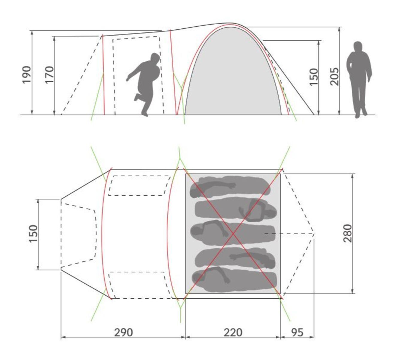 Campo Casa XT 5P-Майхан