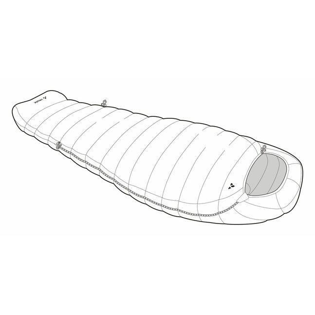 Sleeping bag, Rotstein 1250 DWN