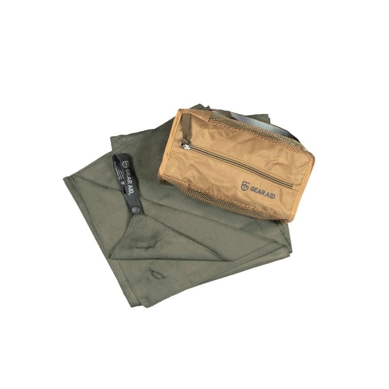 Ultra Compact Microfiber Towel - M OD Green