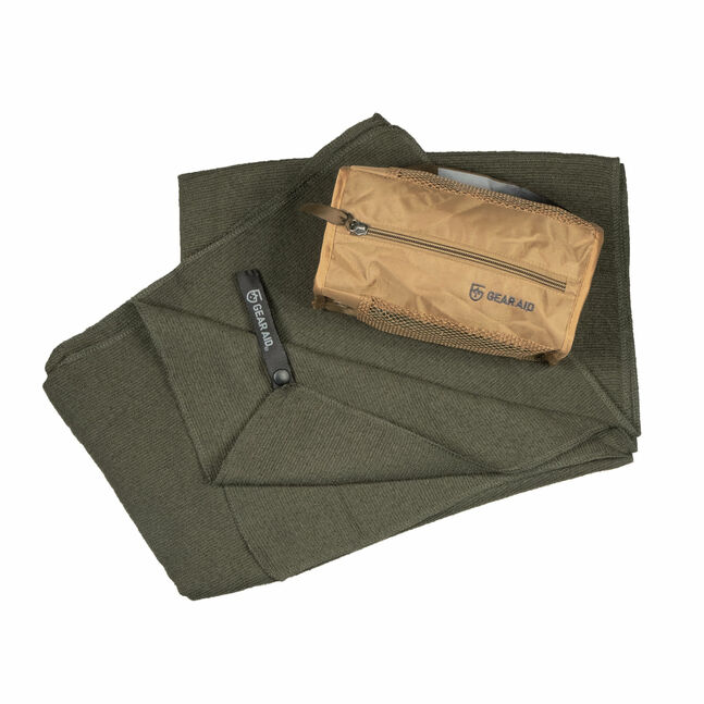 Ultra Compact Micro-Terry Towel - LG OD Green