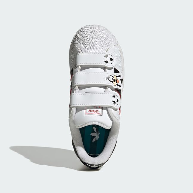 SUPERSTAR II CF C FTWWHT/CBLACK/RED