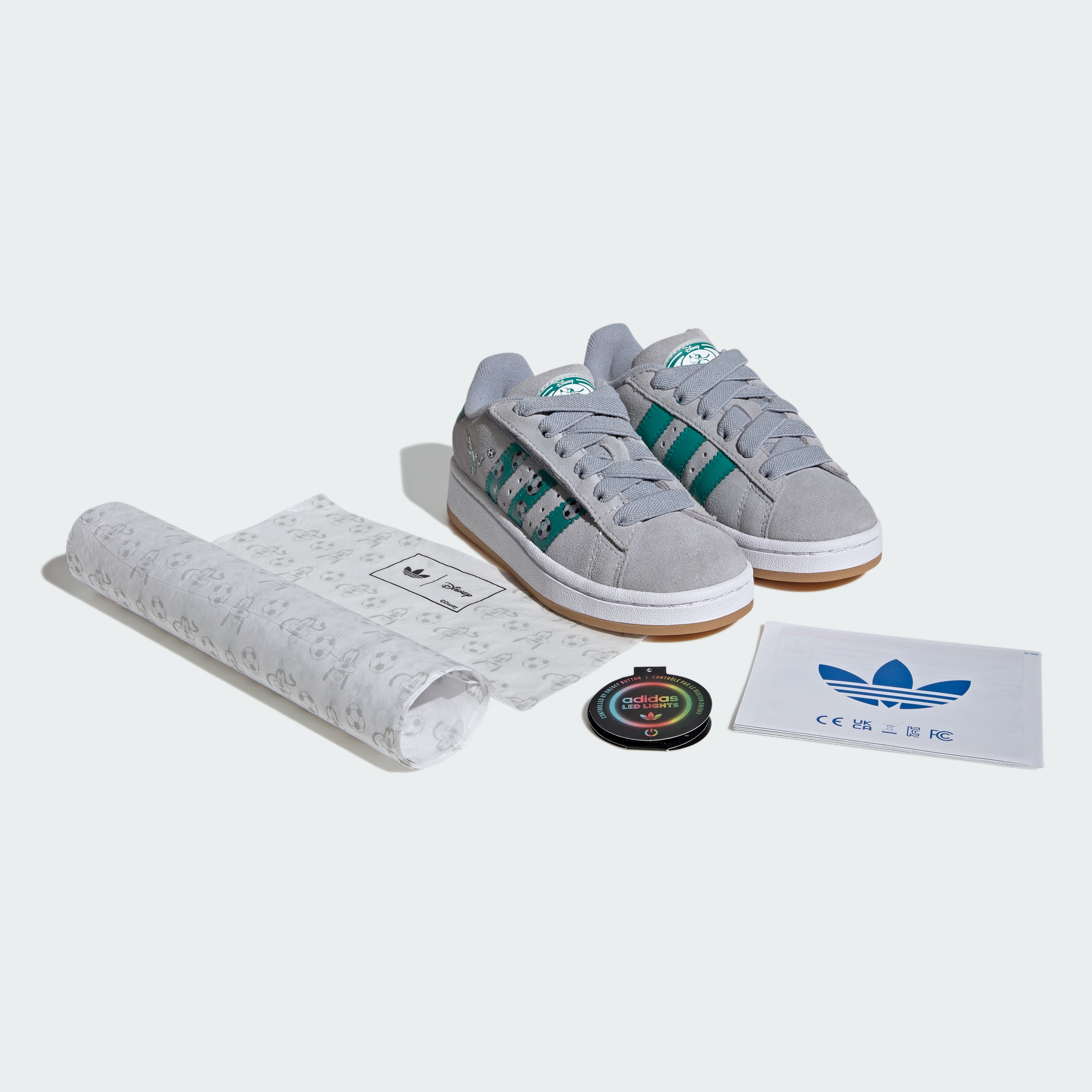 CAMPUS 00s LED LIGH HALSIL/EQTGRN/FTWWHT