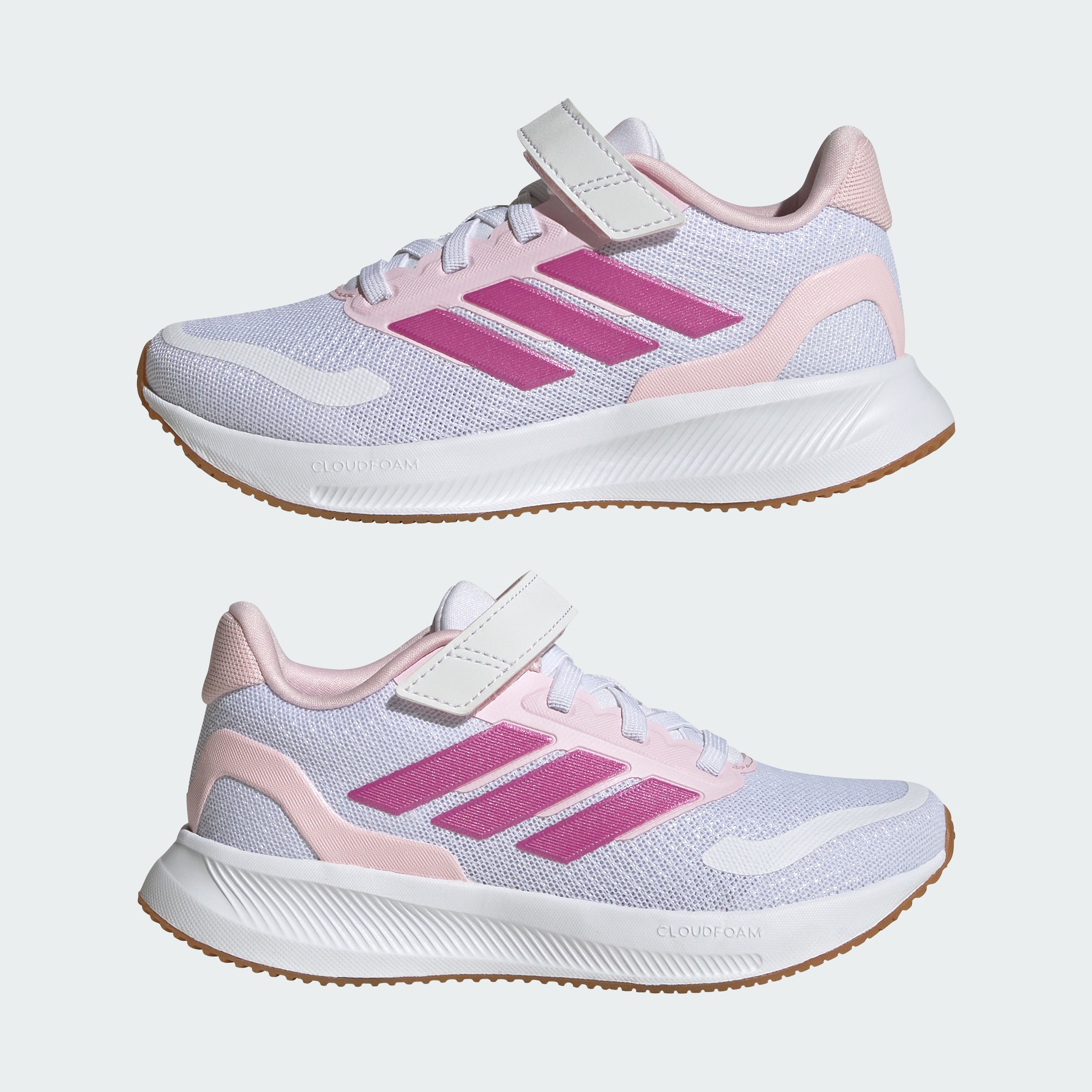 RUNFALCON 5 EL C FTWWHT/CLPINK/GUM10