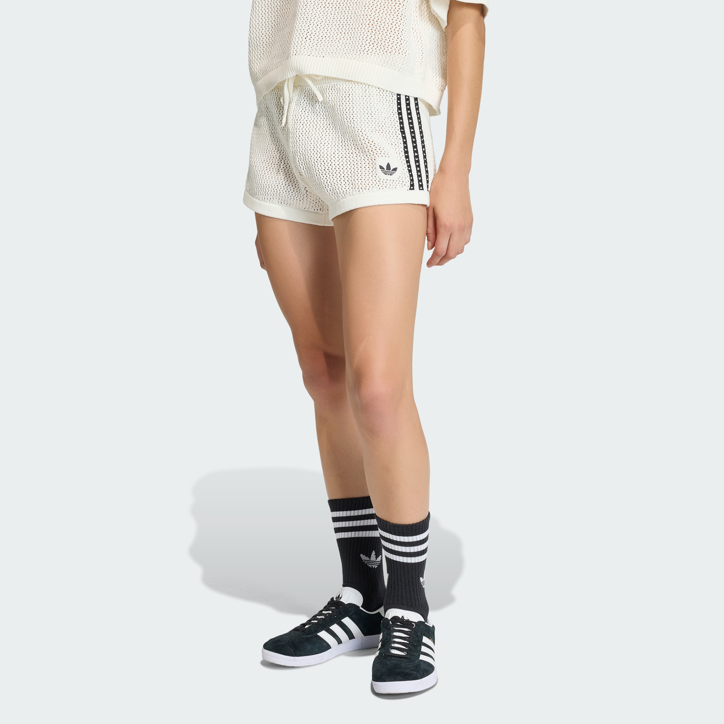 CROCHET SHORTS OWHITE