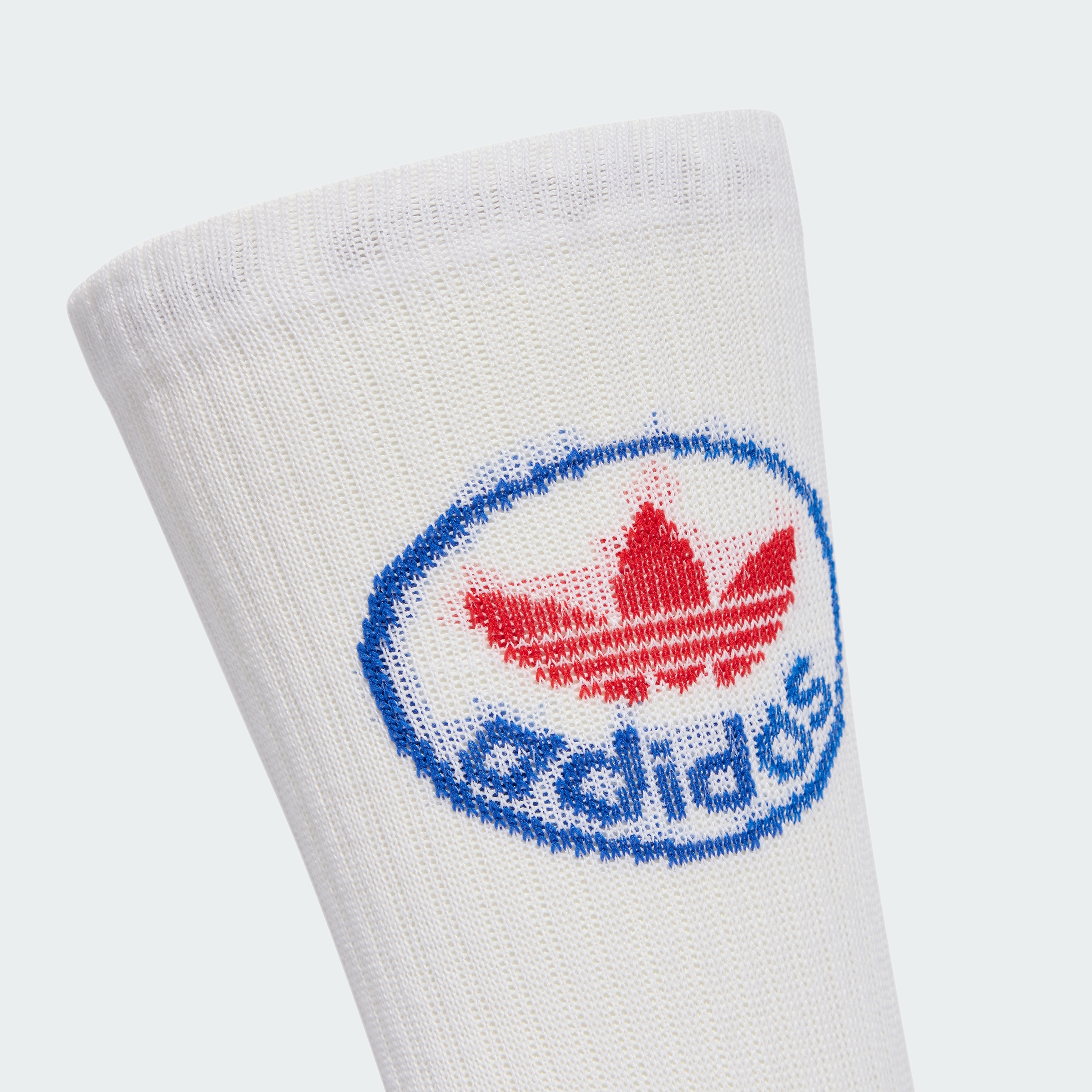 TREFOIL CREW 3P WHITE/BETSCA/BLACK/W