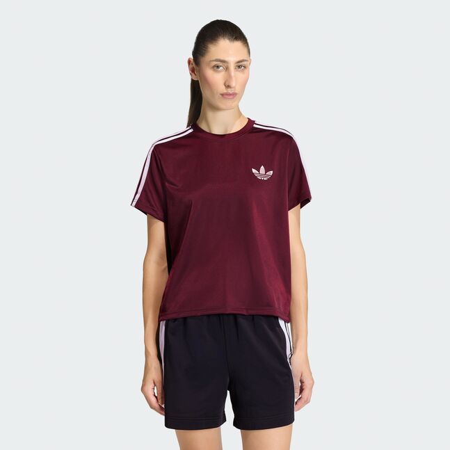 FB TEE MAROON/OWHITE