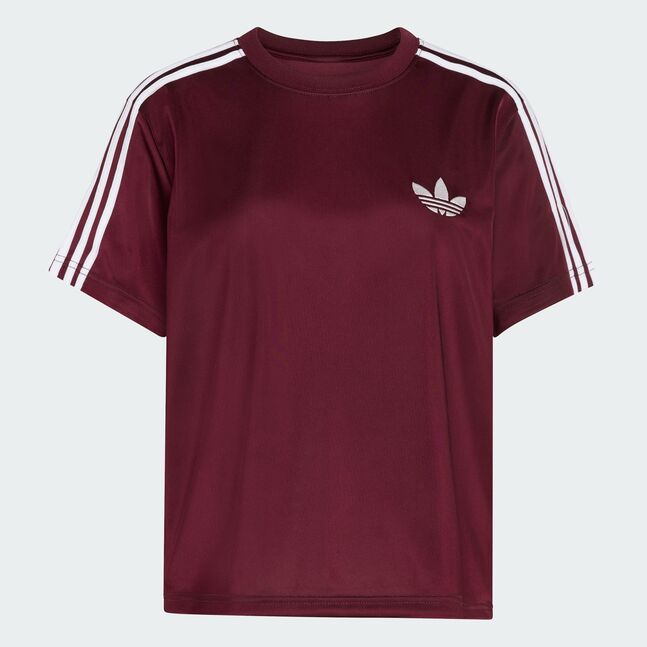 FB TEE MAROON/OWHITE