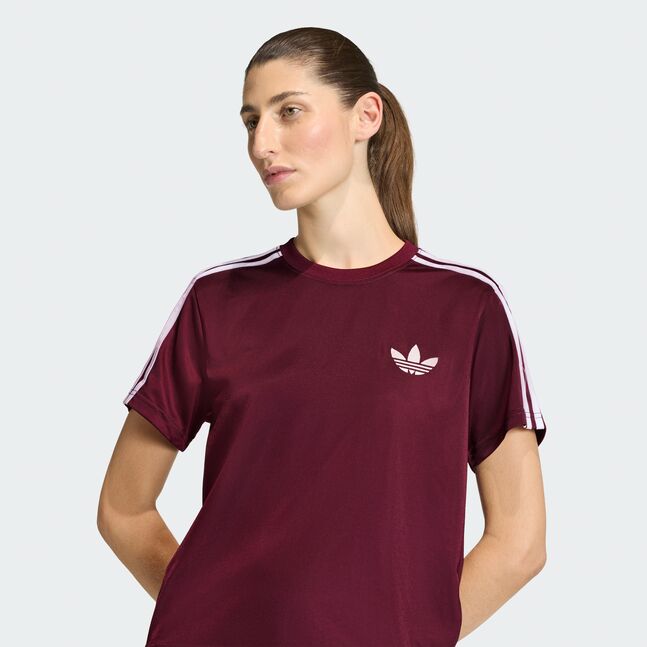 FB TEE MAROON/OWHITE