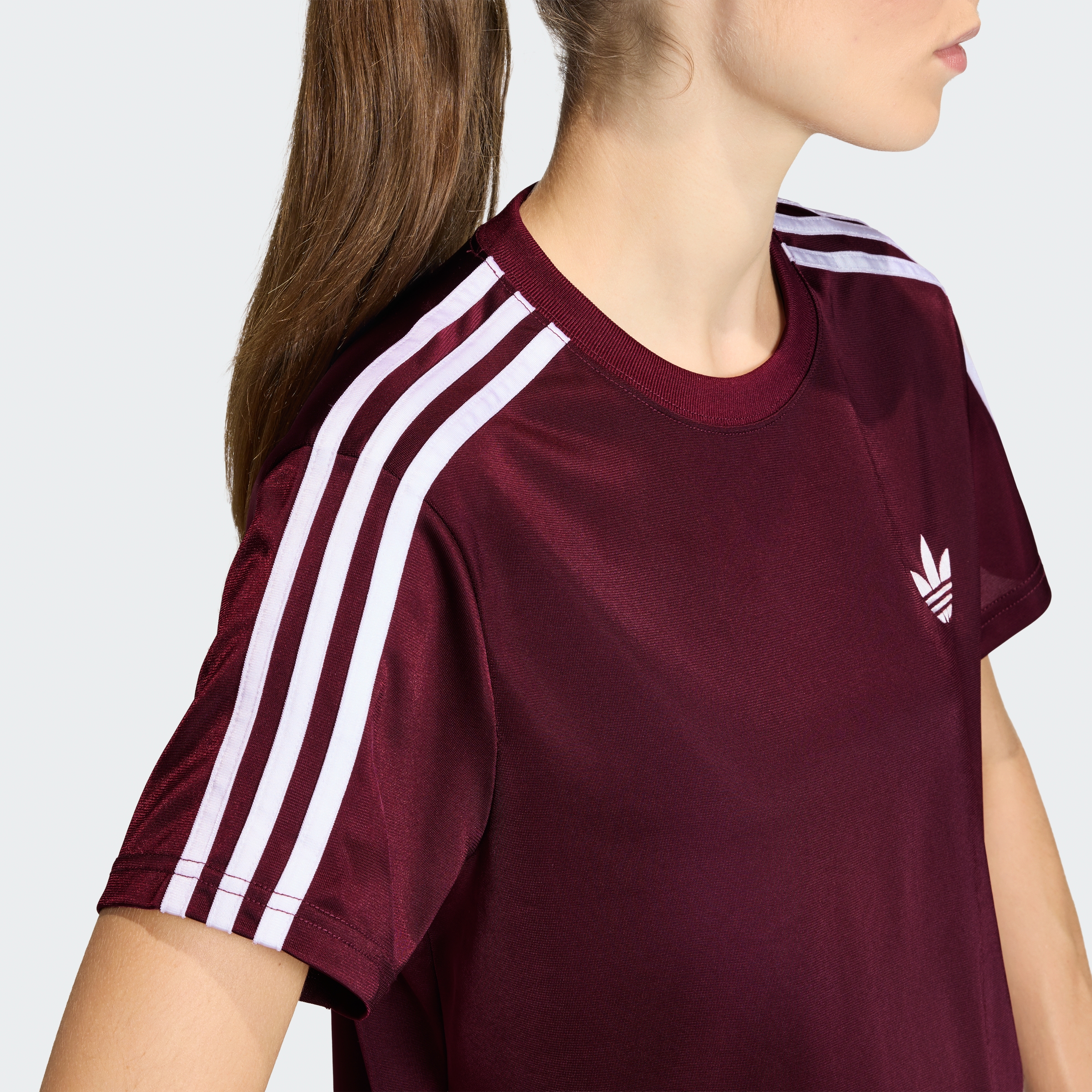 FB TEE MAROON/OWHITE